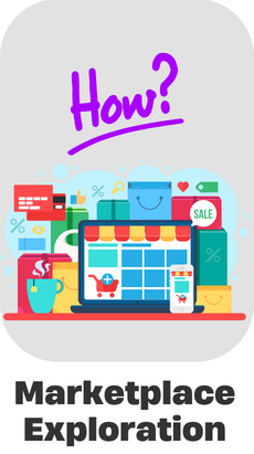 Marketplace Exploration - Discover Japanese shopping platforms like Amazon, Rakuten, Mercari and more...